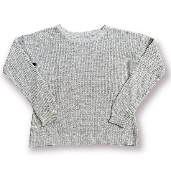Grey Crew Neck Knitted Sweater Nordstrom Rubbish - Picture 4 of 10